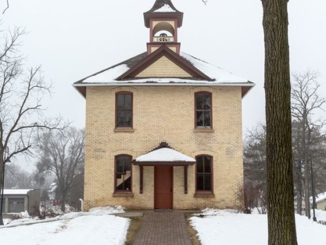 "The District Number 1 School was moved from its original site on Main Street to North Second Street.  The School was originally one of two school buildings on the west side of Mount Horeb and housed grades one through eight. The school was built between 1884 and 1889. When the Academy Street school opened in 1919 the West Main Street schools were no longer needed." ~ Mount Horeb Landmarks Foundation, Inc.   #wisconsin #wisconsinlife #midwest #travelwi #travelwisconsin #midwestliving #midwestmoment #themidwestival #discoverwisconsin #conquer_wi #mounthoreb #madisonwi #midwestisbest #danecounty #wisco #explorewisconsin #onwisconsin #driftlessarea #wisconsinphotographer #norse #norwegian #nordic #viking #vikings #north #northmen #trolltown
